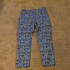 Chico's Blue Patterned Pants